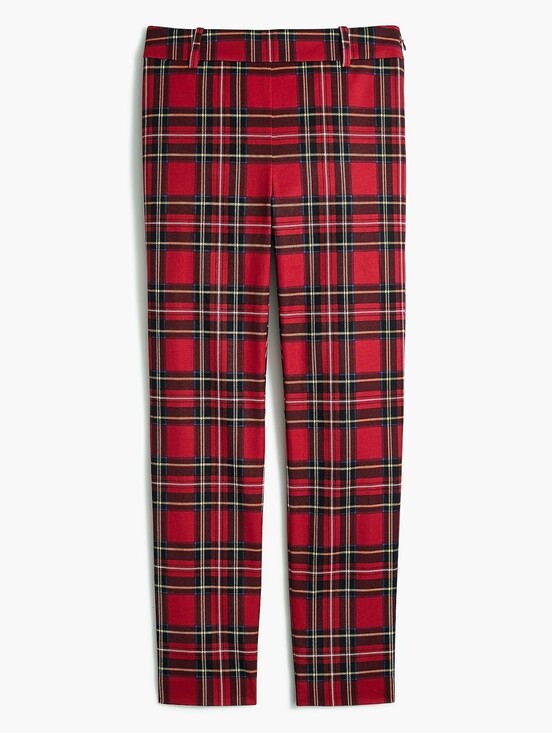 J. Crew Pants - J Crew Winnie Red Plaid Skinny Pant